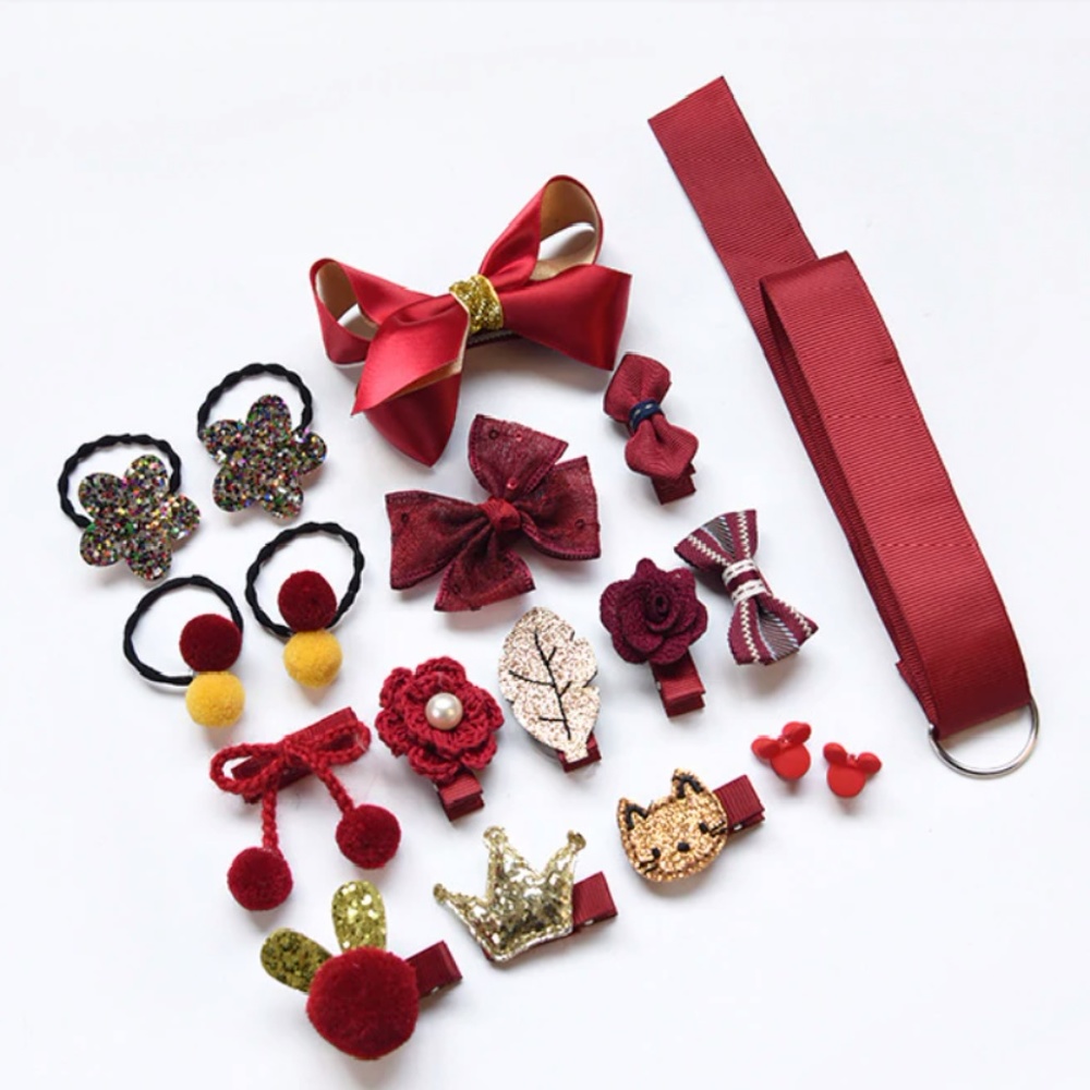 18 Pc. Girls,Babies Hair Accessories, U Pick Color - Picture 2 of 6